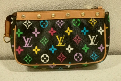 Louis Vuitton Multicolor Canvas Pochette Bag $1000+ Online Unverified
