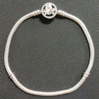 Pandora Moments Poetic Blooms Bracelet Flowers Clasp Bangle Pandora Retired Bangle 20.5cm/8in 925 Sterling Silver SV077