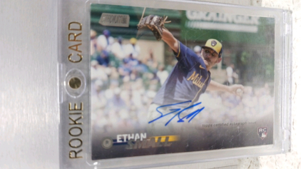 Ethan Small Milwaukee Brewers Rookie Card AutoGraphed