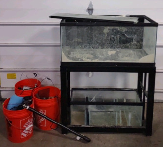 20gal. Est. Salt Water Fish Tank Set w/ Smaller 10gal. Est. Salt Water Tank