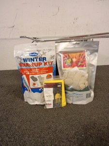 Winter WarmUp Kits And Emergency Poncho's & A Drum