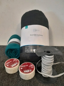 Reversible Comforter, Fleece Throw & More