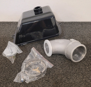 Air Intake Elbow And Metal 5L Fuel Gas Tank