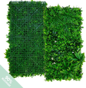 Artificial Maui Living Wall Vertical Garden for Outdoor Hedge Installments or Indoor Decor