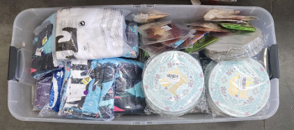 Party Supplies and Blankets Tote!