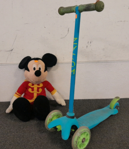 Mickey Mouse & A Kids Scooter