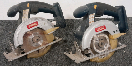 (2) Ryobi 18.0V Saws