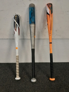 (3) Small Baseball Bat's