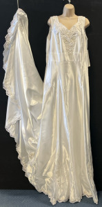 &ldquo;Do You Love Me?&rdquo; White Floral Wedding Dress