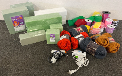 Large Tub Of All Sorts Of Crafting Supplies!