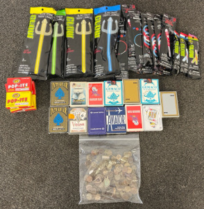 Glow Sticks, Pop-Its, Playing Cards & Metal Detector Findings