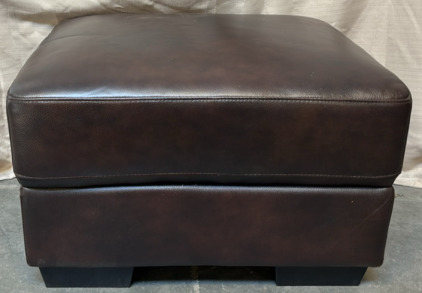 Modern Dark Brown Ottoman
