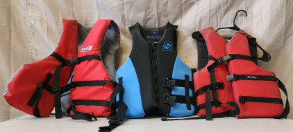 (3) Adult Sized Life Jackets!