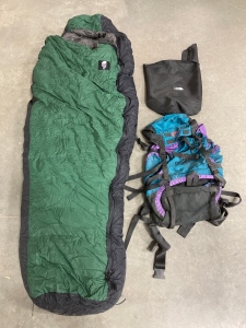 Sleeping Bag And Backpack