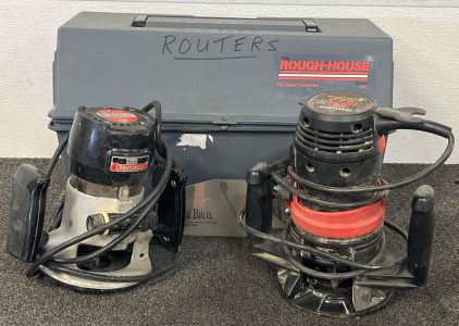 Toolbox With Saw & Two Routers