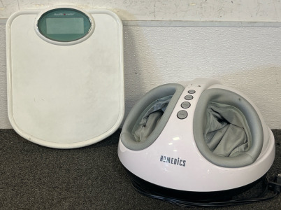 Homedics Foot Massager & Step On Scale