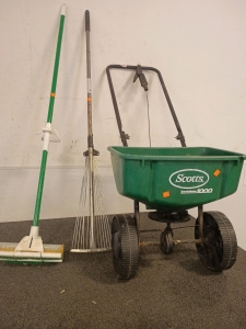Weed Spreader and Rake
