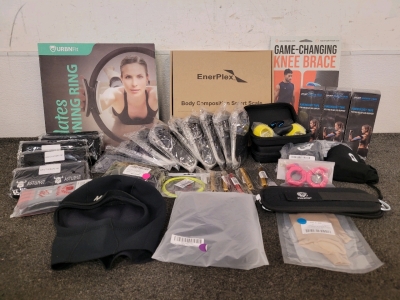Smart Scale, Knee Brace, She Crease Protector Inserts, Astungt Wrist Wraps, Grip Strengtheners, Scuba Mouthpiece Replacements, And More