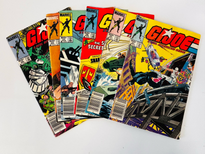 (6) Vintage Marvel G.I. JOE Comics