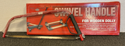 New In Box Haul Master Swivel Handle For Wooden Dolly and Bow Saw