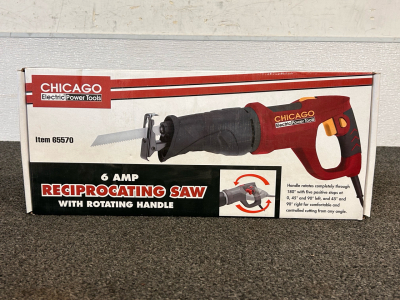 New Chicago Electric 6 Amp Reciprocating Saw