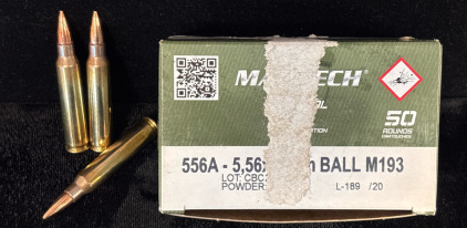 Magtech 50 Rounds Rifle Ammunition 5,56x45mm Ball M193