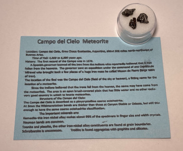 2.74 Grams Meteorite-Space Rock (Campo Del Cielo)