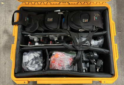 (7) HHV Panasonic Cameras With Accessories