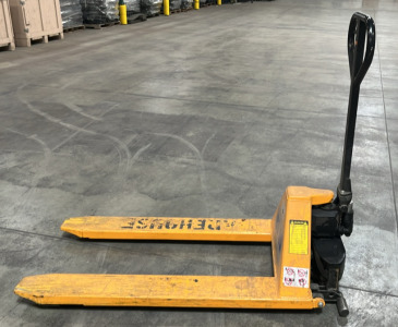 2200LBS Capacity ULine H-1785 Scissor Lift Pallet Truck