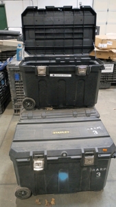 Off-site) (3) Rolling 50gal Tool Totes