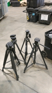 Off-site) (4) Camera Tripods (1) Sunpak Ultra 6000pg
