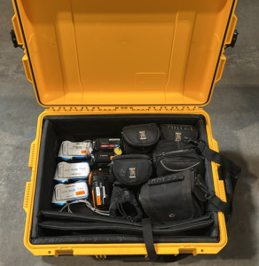 (6) Hand Held HHV Cameras With Batteries & Cases