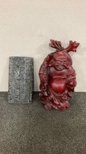 Buddha Statue & Game Board