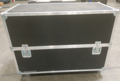 Large Foam Filled Wilson Case on Casters 50&rdquo;x24&rdquo;x39&rdquo;