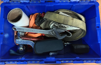 (1) Tow Strap (1) Tow Hitch (1) Task Force Wrench & Much More