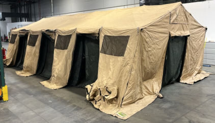 (Off-Site) 35&rsquo;x17&rsquo;x8&rsquo; Base-X Expedition Shelter Tent