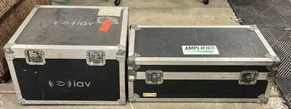 (1) Amplified Shipping Crate 14&rdquo;x33&rdquo;x13&rdquo; (1) Amplified Shipping Crate 19&rdquo;x25&rdquo;x16&rdquo;