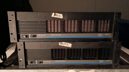 (2) QSC Professional Stereo Amplifiers #1400