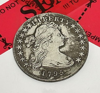 (Unverified) 1795 Draped Bust Dollar, Silver, United States, First U.S. Silver Dollar