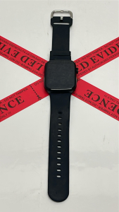 Apple Watch Series 5 Smartwatch, 44mm, Black Rubber Band