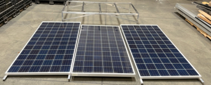 (Off-Site) (3) Q-Cells Brand Solar Panels W/ Frames (2) Simpliphi 48v Cells (1) MidNite Charge Controller & Much More