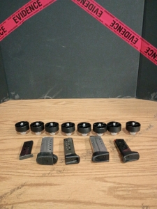 Magazines! (5)Assorted Firearm Magazines and Speed Loaders- .44 Revolver Speed Loaders, .40sw, 9mm and More