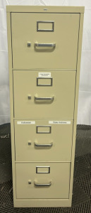 4 Drawer 1000 Series Filing Cabinet