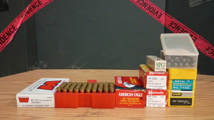 Ammo! (20) .45-70gov, (57) .44mag, (14) .357mag and .44, .45, .490 and .50cal Muzzleloader Balls