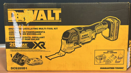 New DeWalt 20V XR Brushless Oscillating Multi-Tool Kit
