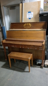 Wurlitzer Upright Piano with Bench