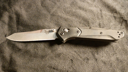 Benchmade Osborne 940-2 S30V 3 ⅜" Black G10 Handles