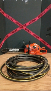 Echo 15" Chainsaw and ~50ft Garden Hose