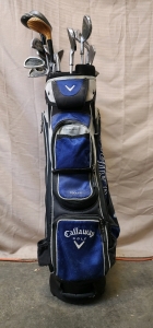 Callaway Golf Caddie And (13) Golf Clubs