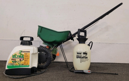Scott's Edgeguard Mini Turf Builder, And Pump Sprayers